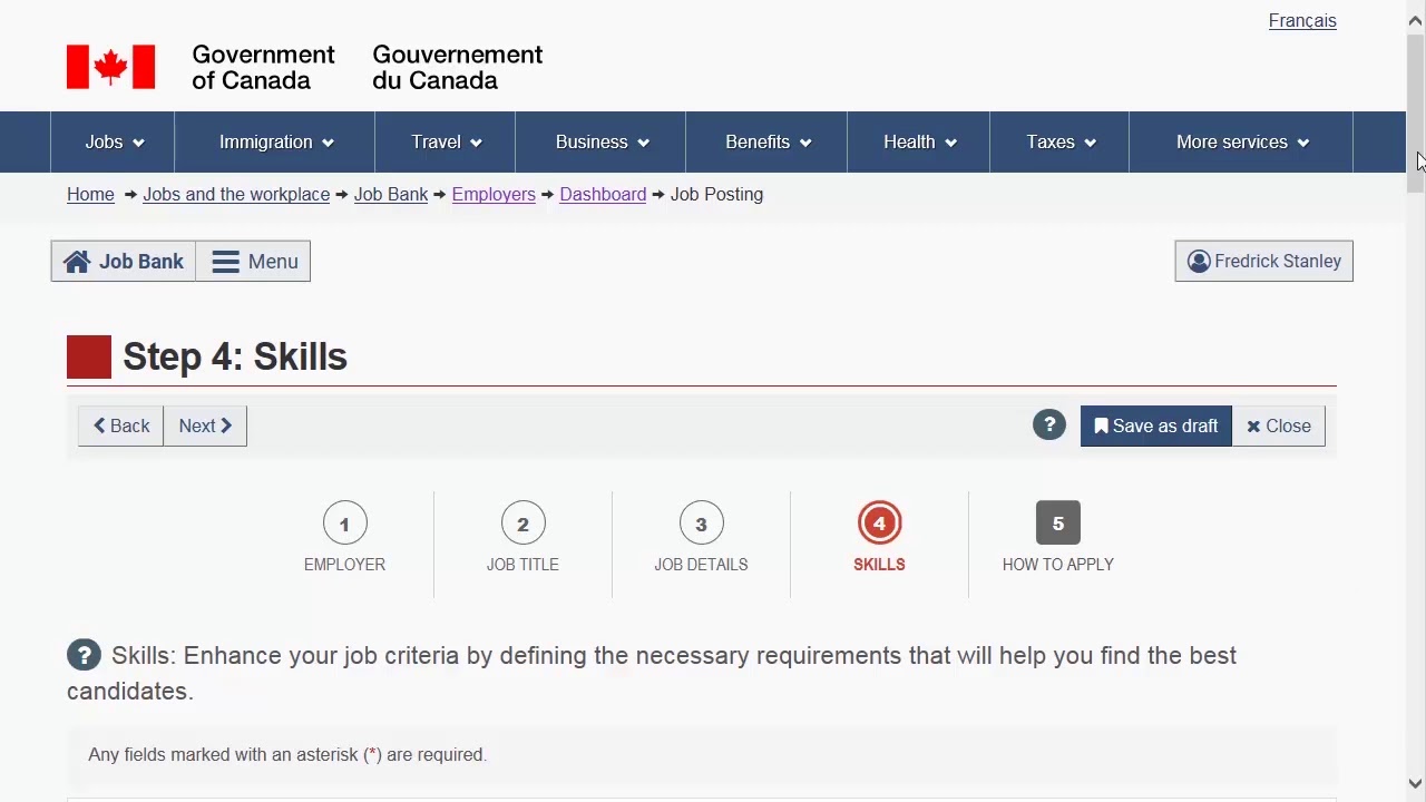 Job Bank Canada Employer Login